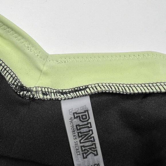 Victoria Secret Pink S Small Itsy Bikini Bottom Cheeky Black Colorblock - Picture 4 of 4